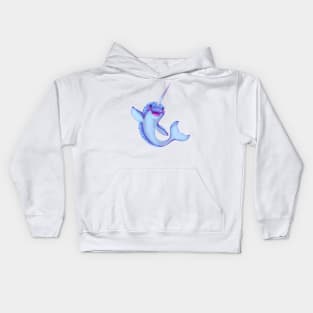 Friendly Narwhal Kids Hoodie